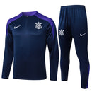 Conjunto agasalho treino Corinthians 24/25 preto e roxo