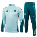 Conjunto agasalho treino Cruzeiro 25/26 azul turquesa