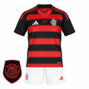 Conjunto Infantil Flamengo I 25/26 - Preto e Vermelho