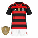 Conjunto Infantil Flamengo I 25/26 - Preto e Vermelho