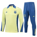Conjunto Agasalho Treino Ajax 24/25 - Amarelo