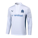 Conjunto Agasalho Treino Olympique de Marseille 24/25 - Branco