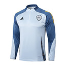 Conjunto Agasalho Treino Boca Juniors 24/25 - Azul Claro