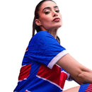 Camisa Fortaleza Feminina Home 24/25 vermelha e azul
