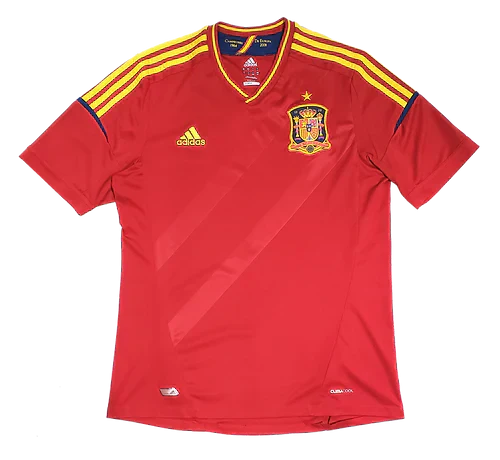 Camisa Espanha Home 2012 Retrô - Vermelha