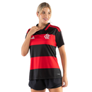 Camisa CRF Feminina Home 26/27 - Preta e Vermelha