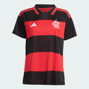 Camisa CRF Feminina Home 26/27 - Preta e Vermelha