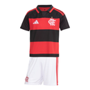 Conjunto Infantil CRF Home 2026 - Vermelha e Preta
