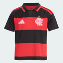 Conjunto Infantil CRF Home 2026 - Vermelha e Preta