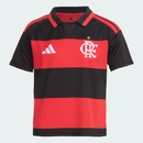 Conjunto Infantil CRF Home 2026 - Vermelha e Preta