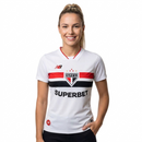 Camisa SPFC Feminina Home 26/27 - Branca