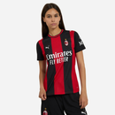 Camisa Milan Feminina Home 26/27 - Vermelha e Preta