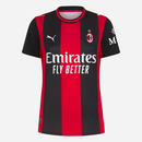 Camisa Milan Feminina Home 26/27 - Vermelha e Preta