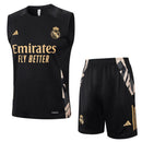 Conjunto Real Madrid Treino Regata 24/25 - Preto