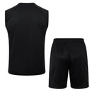 Conjunto Real Madrid Treino Regata 24/25 - Preto