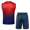 Conjunto PSG Treino Regata 24/25 - Vermelho e Azul