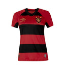 Camisa Sport Feminina Home 25/26 - Vermelha e Preta