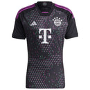 Camisa Bayern de Munique Away 23/24 - Preta e Rosa - Tam: P