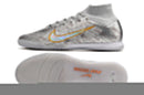 Chuteira Futsal Nike Air Zoom Mercurial Superfly 9 Elite IC Prata "Anniversary Pack"