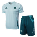 Conjunto Cruzeiro Treino 25/26 - Azul Turquesa - Tam: G