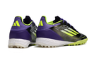 Chuteira Society Adidas F50 TF Roxa e Verde "Fast Reborn Pack"