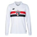 Camisa São Paulo Home 24/25 Manga Longa - Branca - Tam: P