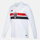 Camisa São Paulo Home 24/25 Manga Longa - Branca - Tam: P