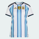 Camisa Argentina Feminina Home 2026 - Azul e Branca