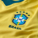 Camisa Brasil Feminina Home 2026 - Amarela