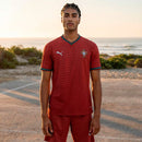 Camisa Portugal Home 2026 Jogador - Vermelha