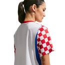 Camisa Croácia Feminina Home 2026 - Branca e Vermelha