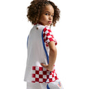 Conjunto Infantil Croácia Home 2026 - Branco e Vermelho