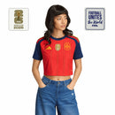 Top Feminino Espanha Home 2026 - Vermelha
