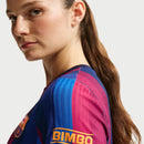 Camisa Barcelona Feminina Home 26/27 - Azul e Grená