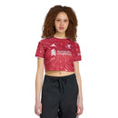 Camisa Liverpool Feminina Cropped Home 26/27 - Vermelha