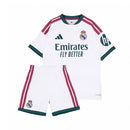 Conjunto Infantil Real Madrid Home 26/27 - Branca