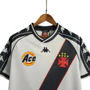 Camisa Vasco Away 2026 Retrô - Branca e Preta