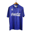Camisa Cruzeiro Home 2026 Retrô - Azul