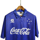 Camisa Cruzeiro Home 2026 Retrô - Azul