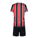 Conjunto Infantil São Paulo Away 26/27 - Vermelho e Preto