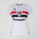 Camisa SPFC Feminina Home 26/27 - Branca